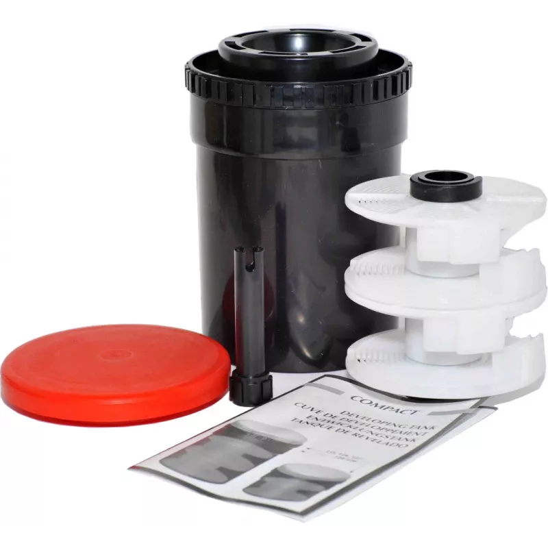 AP Compact Entwicklerdose APP321100 mit 2 Multiformat-Spiralen (135/126/127/120/220), für 2 Filme