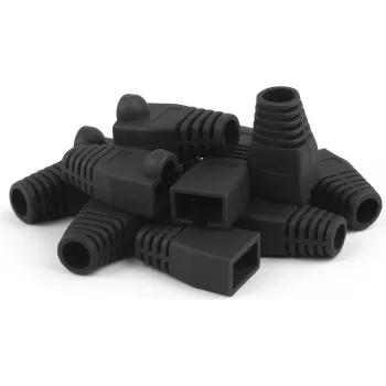 DSIT DANICOM RJ45 Knickschutzmanschette Schwarz 10er-Pack (DC-RJ45-BOOT-BLACK-10PCE)