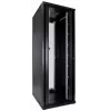 DSIT 47U 19 inch Server-Rack-Schrank mit perforierten Doppeltüren vorne und hinten, 800x1000x2250 mm, schwarz