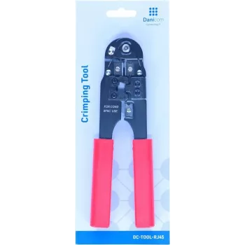 DSIT DC-TOOL-RJ45 RJ45 Crimpzange mit Kabelcutter und Abisolierzange