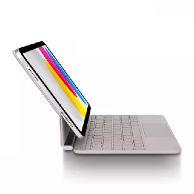 Decoded Magnetische Tastatur mit Trackpad für iPad 10,9 Zoll (10. Generation) und iPad 11 Zoll (A16) - Lehm