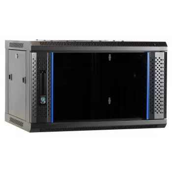 DSIT DS6404-F 4U Wandmontage-Servergehäuse mit Glastür, unmontiert, 600 x 450 mm