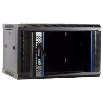 DSIT DS6404-F 4U Wandmontage-Servergehäuse mit Glastür, unmontiert, 600 x 450 mm