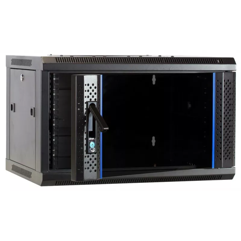 DSIT DS6404-F 4U Wandmontage-Servergehäuse mit Glastür, unmontiert, 600 x 450 mm