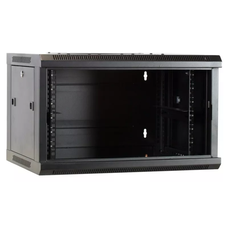 DSIT DS6404-F 4U Wandmontage-Servergehäuse mit Glastür, unmontiert, 600 x 450 mm