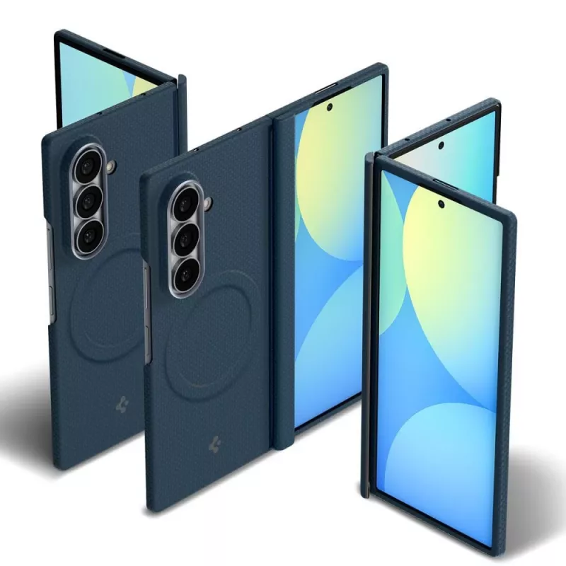 Spigen AirSkin Aramid MagSafe Hülle für Samsung Galaxy Z Fold 8 Ultra - Navy