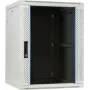 DSIT 15U Wandmontage-Serverrack-Gehäuse mit Glastür, Weiß, 600x600x770 mm