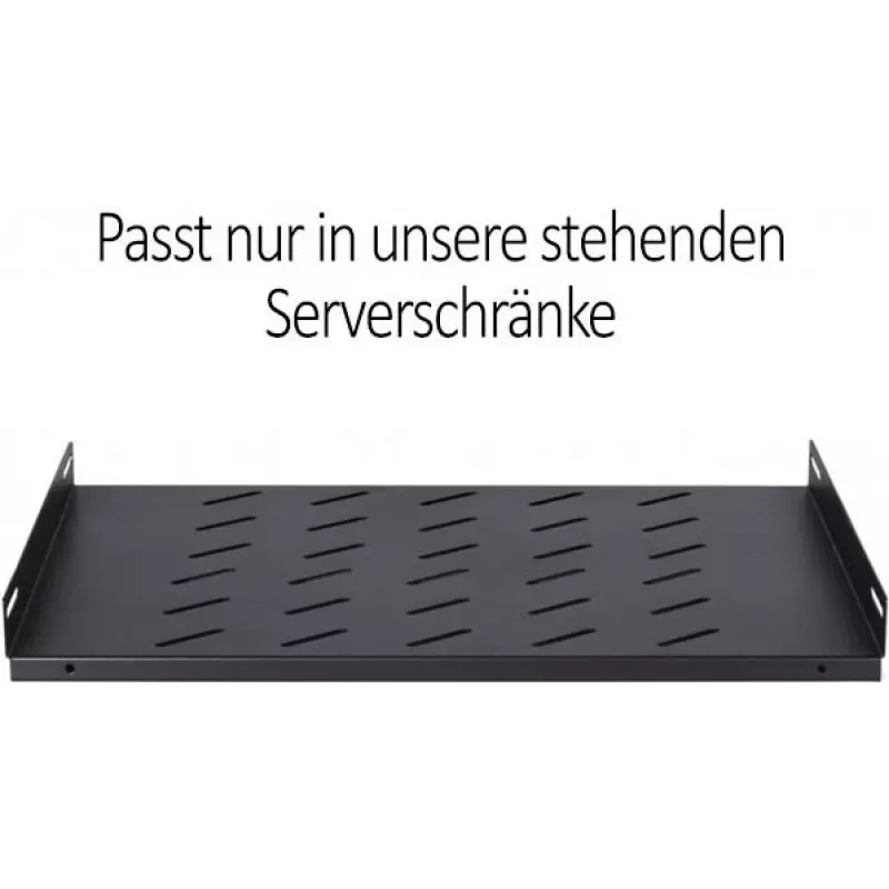 DSIT DS-FH100 festes Regal für 1000 mm tiefe Server-Racks, 1U, 19 inch, schwarz