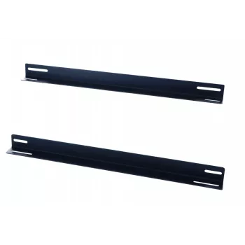 DSIT 19 inch Rack-Montageschienen für 600 mm tiefe Wandschränke – verzinkter Stahl, 1 Paar
