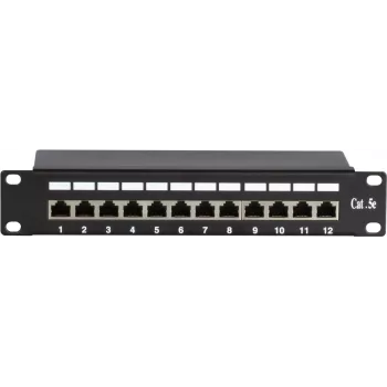DSIT DS-10Patch5-12FTP 10-Zoll 12-Port FTP Cat 5e Patchpanel