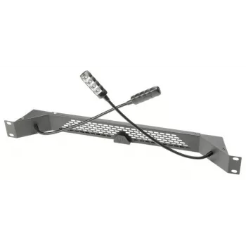DSIT 19 inch Gänsehals-LED-Leuchte Mehrfarbig RGB 1U Rack-Montage