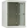 DSIT 18U Wandmontage-Serverschrank mit Glastür, 600x600x900 mm, Weiß