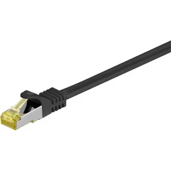 DSIT Cat.7 S/FTP PiMF RJ45 Netzwerk-Patchkabel, 2m, Schwarz