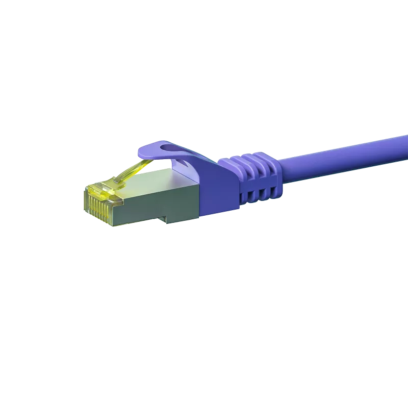 DSIT Cat.7 S/FTP (PiMF) RJ45 Netzwerkkabel, Violett, 3m