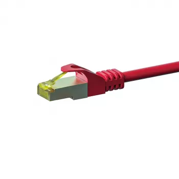 DSIT Cat.7 S/FTP PiMF RJ45 Netzwerkkabel, Rot, 50 m (DC-75-500)