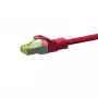 DSIT Cat.7 S/FTP PiMF RJ45 Netzwerkkabel, Rot, 50 m (DC-75-500)