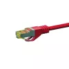 DSIT Cat.7 S/FTP PiMF RJ45 Netzwerkkabel, Rot, 50 m (DC-75-500)