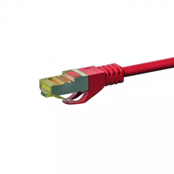 DSIT Cat.7 S/FTP PiMF RJ45 Netzwerkkabel, Rot, 50 m (DC-75-500)