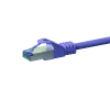 DSIT CAT 6a S/FTP LSOH Patchkabel, 0,5 m, Violett, RJ45, 10Gbps, 500MHz, halogenfrei