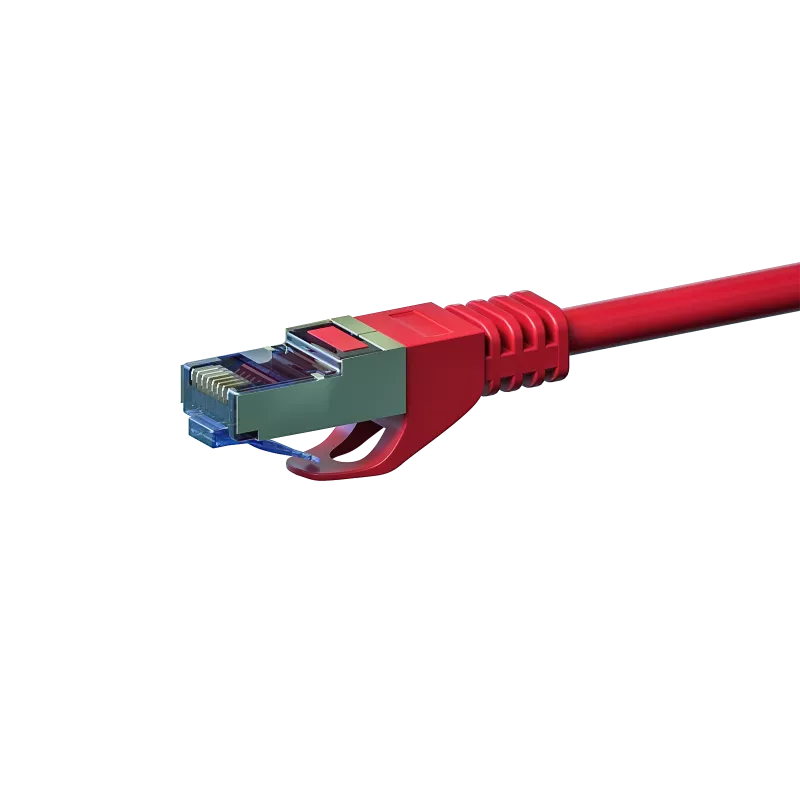 DSIT CAT 6a S/FTP LSOH Netzwerk-Patchkabel, 10m, Rot (DC-6A5-100)