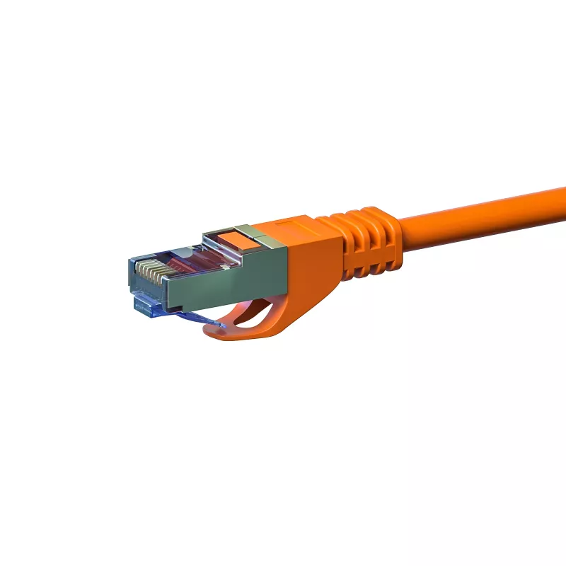 DSIT CAT 6a Netzwerkkabel LSOH - S/FTP - 30 Meter - Orange (DC-6A6-300)