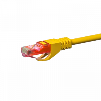 DSIT CAT6 U/UTP Netzwerk-Patchkabel, 0,5 m, Gelb, 100% Kupfer, RJ45, 1 Gbit/s, 250 MHz