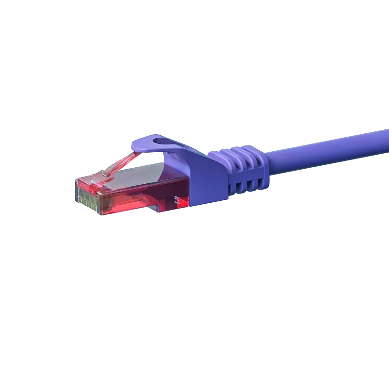 DSIT CAT6 U/UTP Netzwerkkabel, 2 m, Violett, 100% Kupfer (DC-68-020)