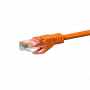 DSIT CAT 6 U/UTP Netzwerk-Patchkabel, 5 m, Orange, CCA, RJ45 Stecker-Stecker, Gigabit Ethernet, 250 MHz