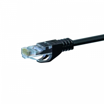 DSIT CAT5e U/UTP Netzwerk-Patchkabel, 0,25 m, Schwarz, 100% Kupfer (DC-50-002)