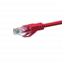 DSIT CAT5e U/UTP Netzwerk-Patchkabel, 1m, Rot, 100% Kupfer (DC-55-010)