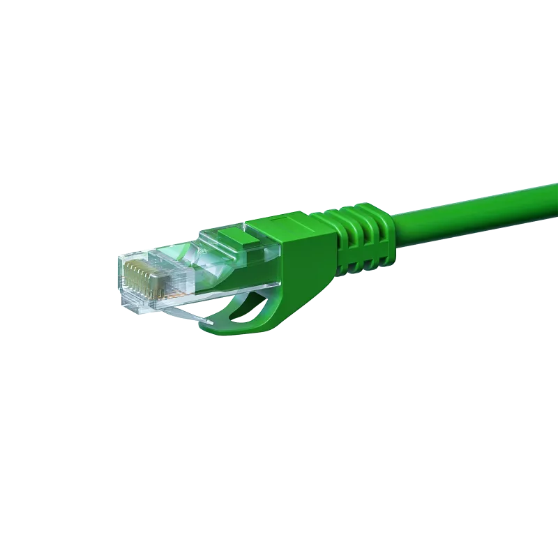 DSIT CAT5e Netzwerk-Patchkabel U/UTP 5m Grün 100% Kupfer Gigabit Ethernet RJ45