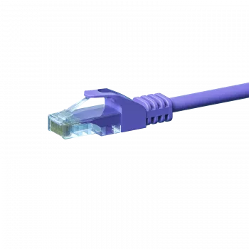 DSIT DC-C58-010 CAT 5e U/UTP Netzwerkkabel, 1m, Violett, CCA, RJ45