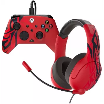 Controller-und-Headset-Bundle Turtle Beach Airlite & Rematch für Xbox, Spirit Red (TBC-2201-65)