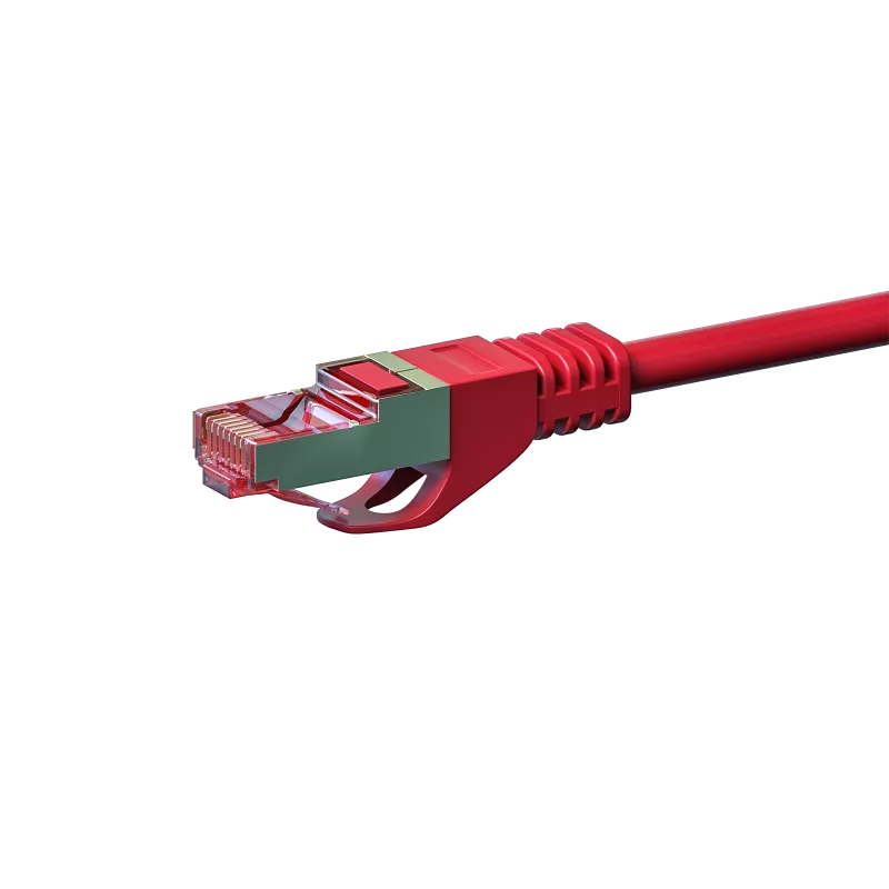 DSIT CAT 6 Netzwerkkabel LSOH - S/FTP - 3 Meter - Rot (DC-S65-030)