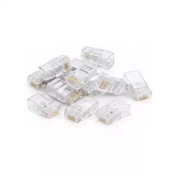 DSIT CAT6 UTP RJ45 Stecker für Massivleiter – 10er Pack