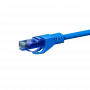 DSIT UTP CAT6a Netzwerkkabel, 100 % Kupfer, Blau, 0,25 m (DC-U6A4-002)
