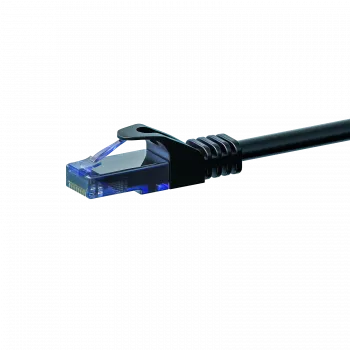 DSIT CAT6a U/UTP 100% Kupfer Netzwerk-Patchkabel, 1,5 m, Schwarz (DC-U6A0-015)
