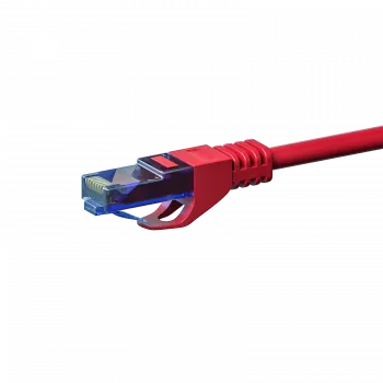 DSIT CAT6a U/UTP 100% Kupfer-Patchkabel, 1,5 m, Rot