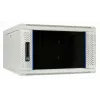 DSIT DS6604W 4U Wandmontage-Serverschrank mit Glastür, 600 x 600 x 280 mm, Weiß