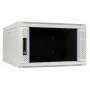 DSIT DS6604W 4U Wandmontage-Serverschrank mit Glastür, 600 x 600 x 280 mm, Weiß