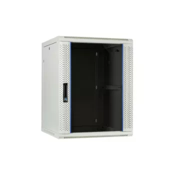 DSIT DS6604W 4U Wandmontage-Serverschrank mit Glastür, 600 x 600 x 280 mm, Weiß
