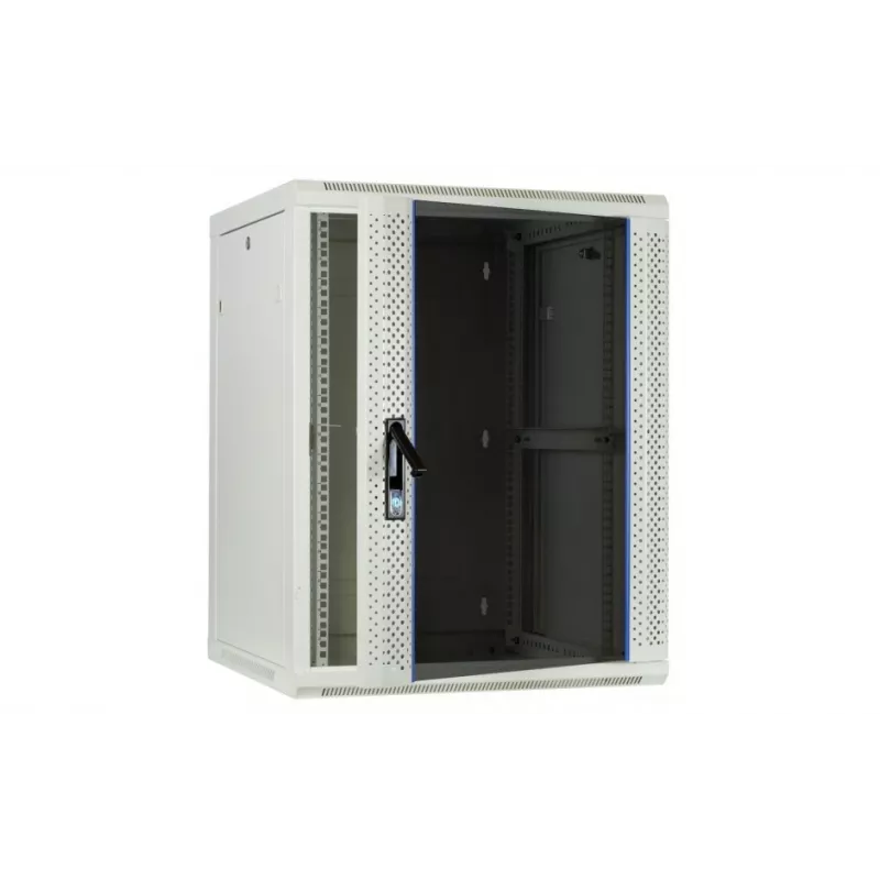 DSIT DS6604W 4U Wandmontage-Serverschrank mit Glastür, 600 x 600 x 280 mm, Weiß