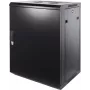 DSIT DS6415M 15U Wandmontage-Server-Rack-Schrank mit Metalltür, 600x450x770 mm, Schwarz