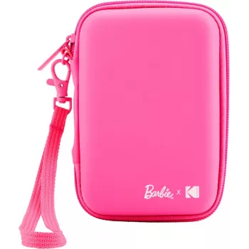 Kodak x Barbie EVA-Schutzhülle mit abnehmbarem Riemen und Netzfach für Printomatic und Step Slim, rosa (RODBCEPK)