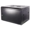 DSIT DS6604M 4U Wandmontage-Serverschrank mit Metalltür, 600 x 600 x 280 mm, Schwarz