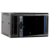 DSIT DS6604-F 6U Wandmontage-Servergehäuse mit Glastür, 600x450x320 mm, Schwarz