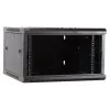 DSIT DS6604-F 6U Wandmontage-Servergehäuse mit Glastür, 600x450x320 mm, Schwarz