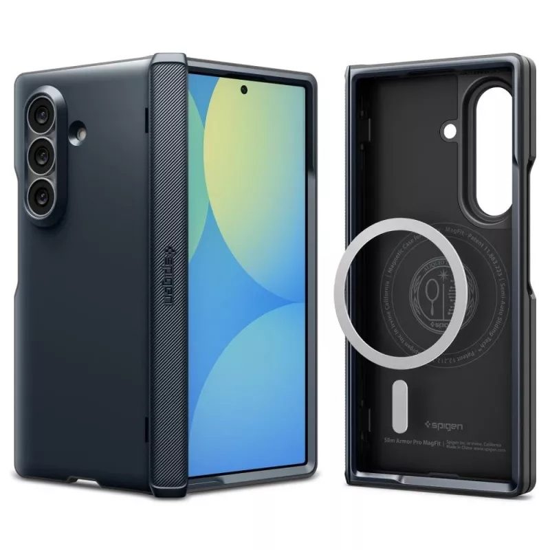 SPIGEN Slim Armor Pro MagSafe-Hülle für Samsung Galaxy Z Fold 8 Ultra - Metal Slate