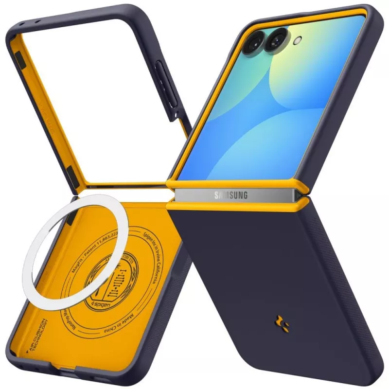 Spigen Nano Pop MagSafe Hülle für Samsung Galaxy Z Flip 8 - Blueberry Navy