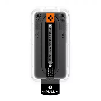 Spigen Glas.tR EZ Fit Pro 2er-Pack Displayschutzglas aus gehärtetem Glas für Samsung Galaxy A27 5G - klar